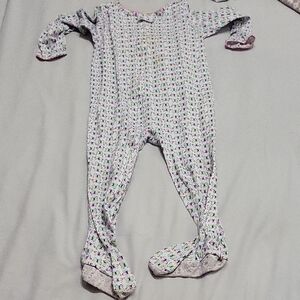 Carter's Multicolor Patterned Footie Pajama